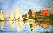 Claude Monet The Regatta at Argenteuil painting